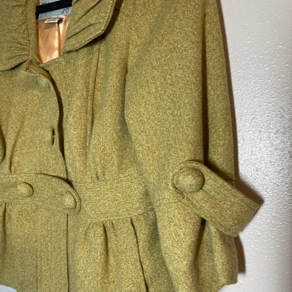 Anthropologie Tabitha peplum cropped coat - Picture 4 of 6